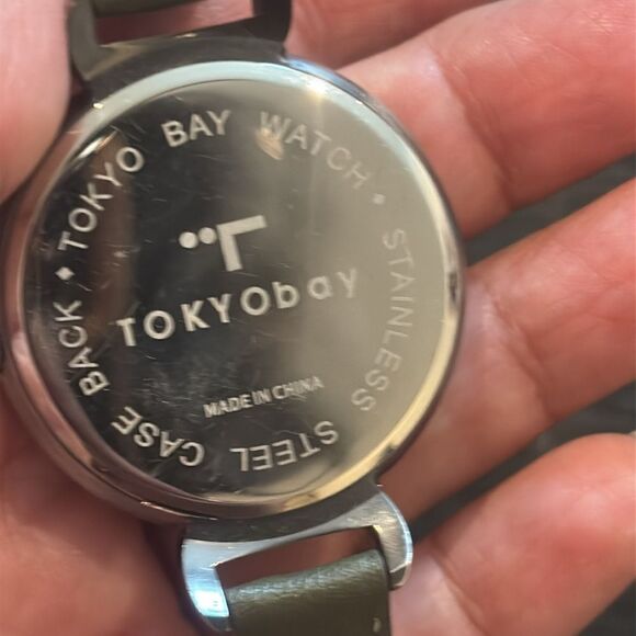 Tokyo Bay Mitsu Martini Green Silver Tone Leather Watch​​​ main image 7